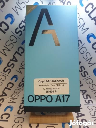 #02 Eladó Oppo A17 4Gb/64Gb