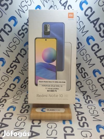 #02 Eladó Xiaomi Redmi Note 10 128Gb 4Gb RAM