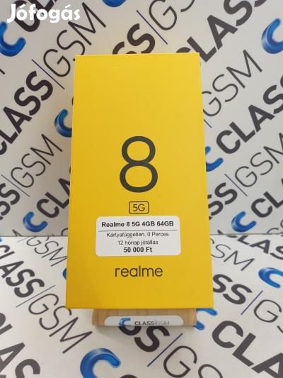 #05 Eladó Realme 8 5G 4GB 64GB