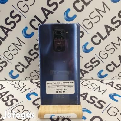 #06 Eladó Xiaomi Redmi Note 9 128GB/4GB