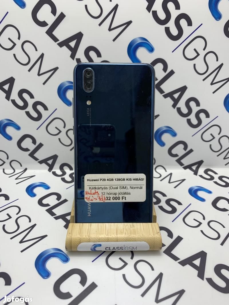 #15 Eladó Huawei P20 4GB 128GB KIS HIBÁS!