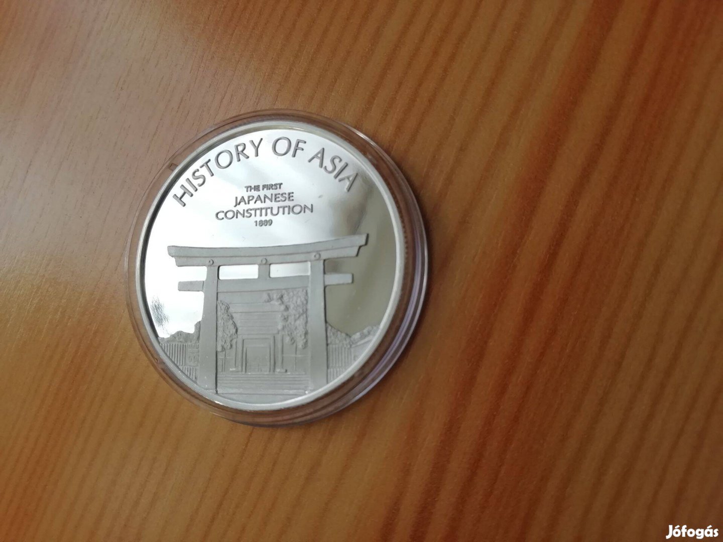 "1889 Első Japán Alkotmány" szín ezüst PP emlék 1 dollár 20 g certive