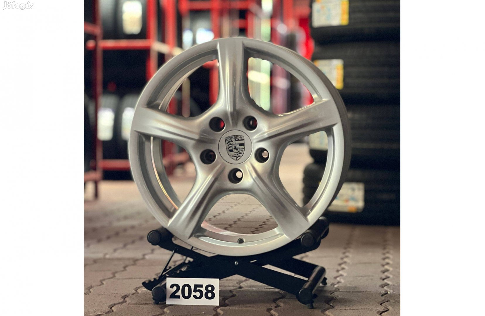 (2058) Porsche 18 -as gyári alufelni felni, 5x130, Panamera kétszéles