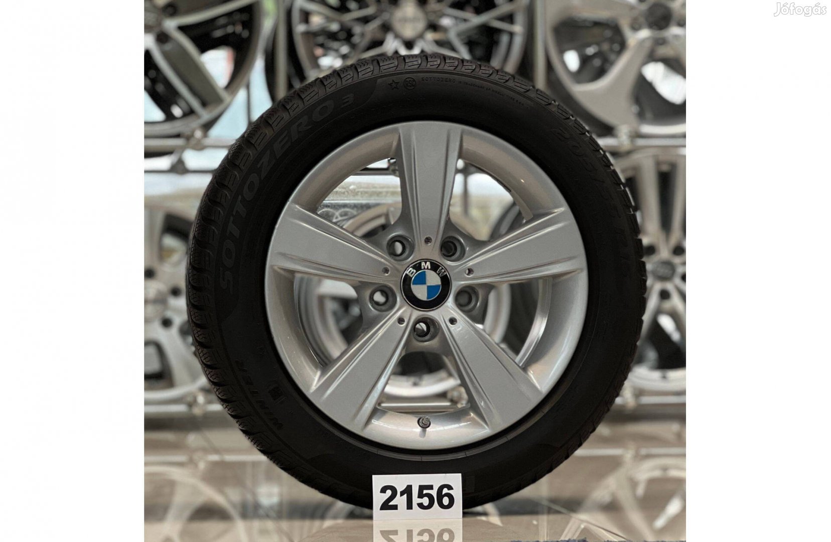 (2156) BMW 16 gyári alufelni felni, 5x120, 205/55 gumi, F30 F31