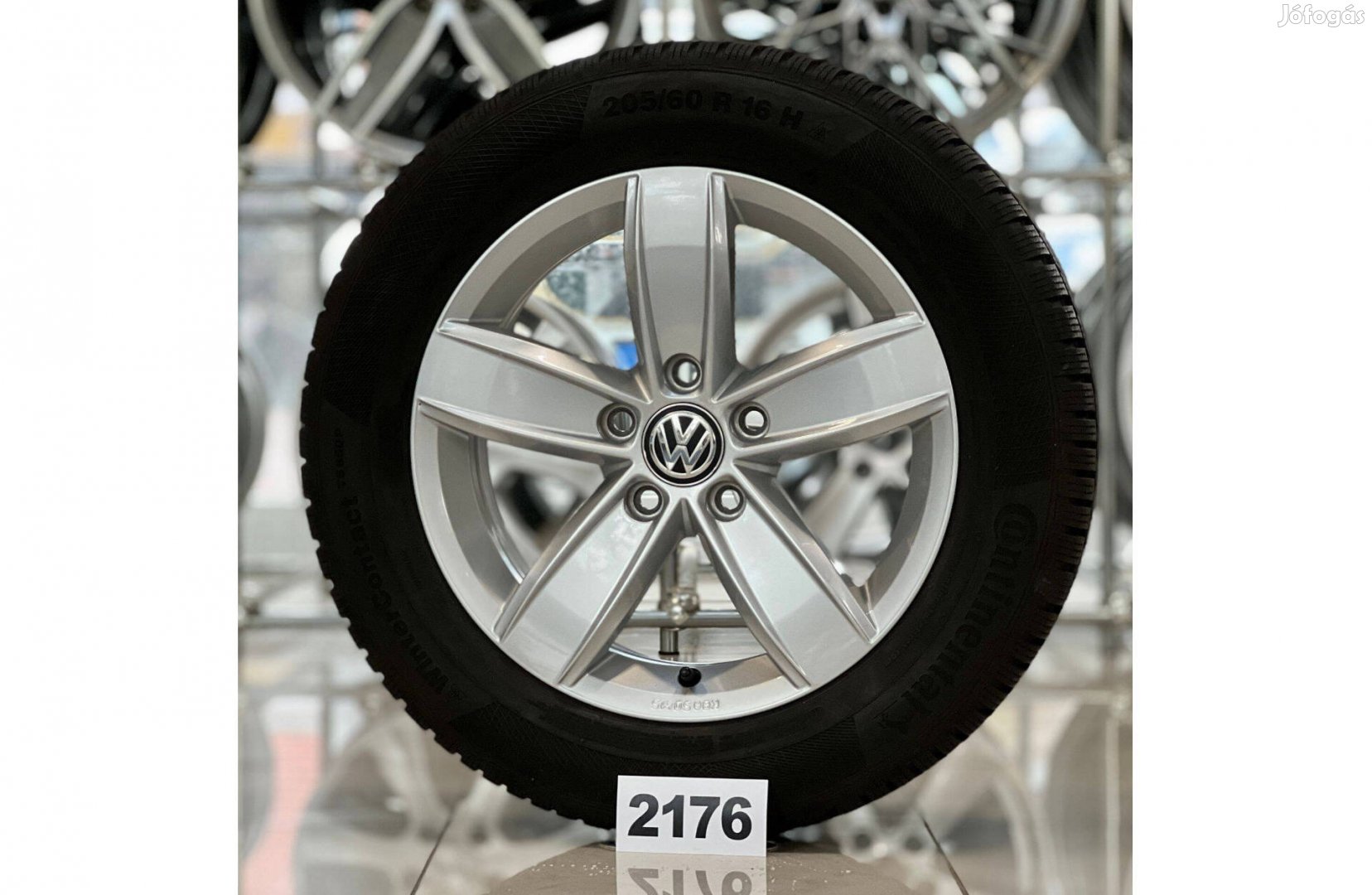 (2176) Volkswagen 16 gyári alufelni felni, 5x112, 205/60 gumi, Touran