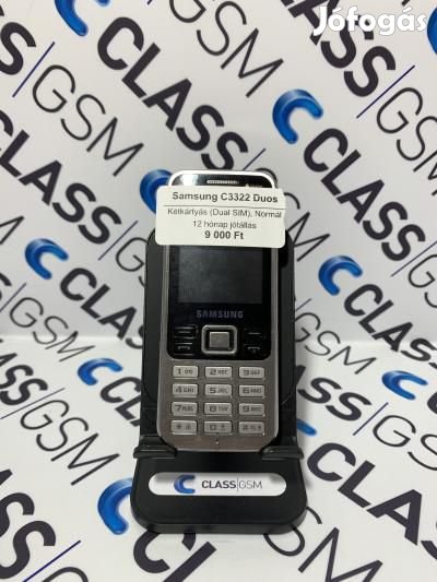 #21 Eladó Samsung C3322 Duos