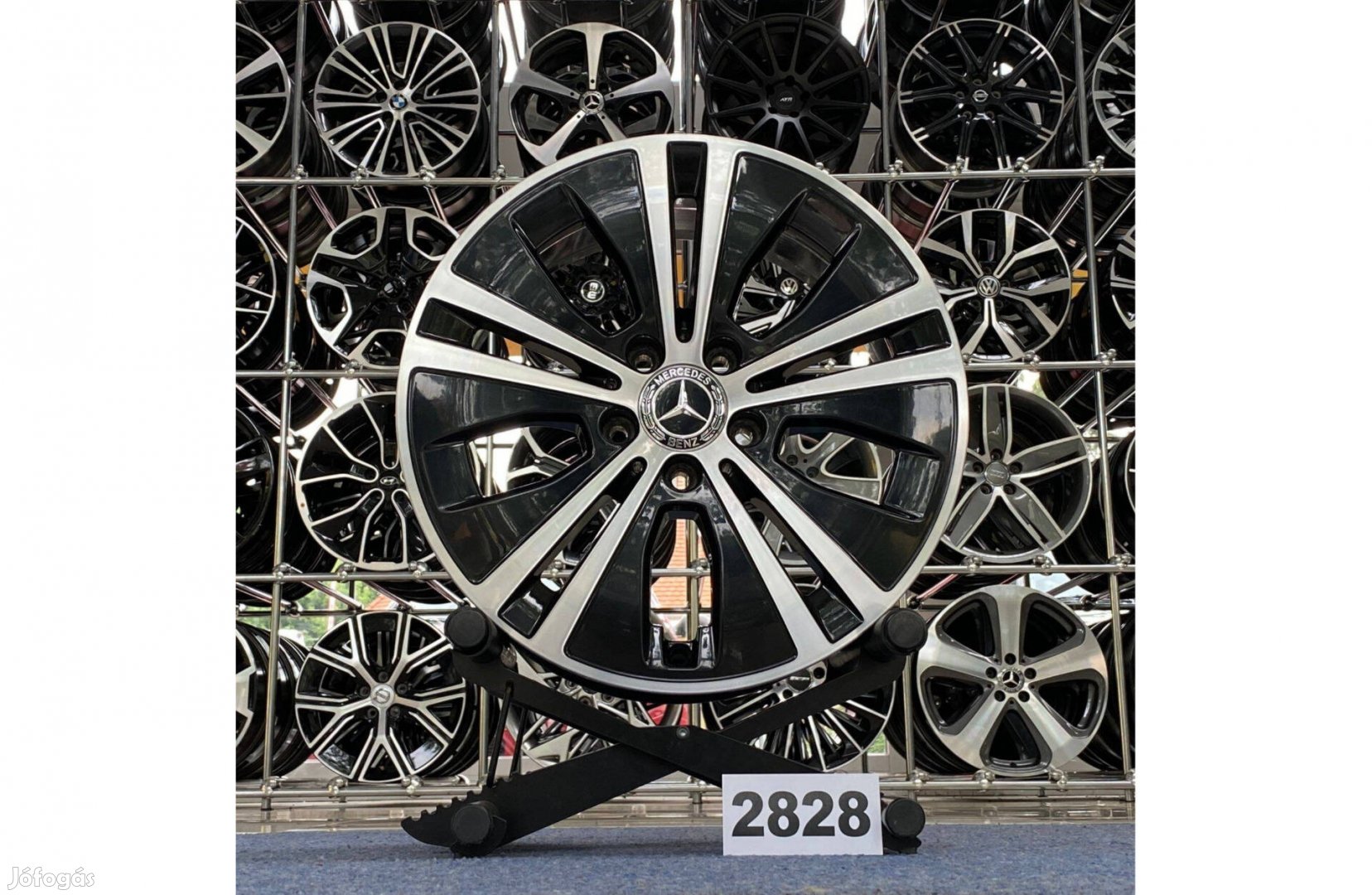 (2828) Mercedes 17 gyári alufelni felni, 5x112, E C osztály