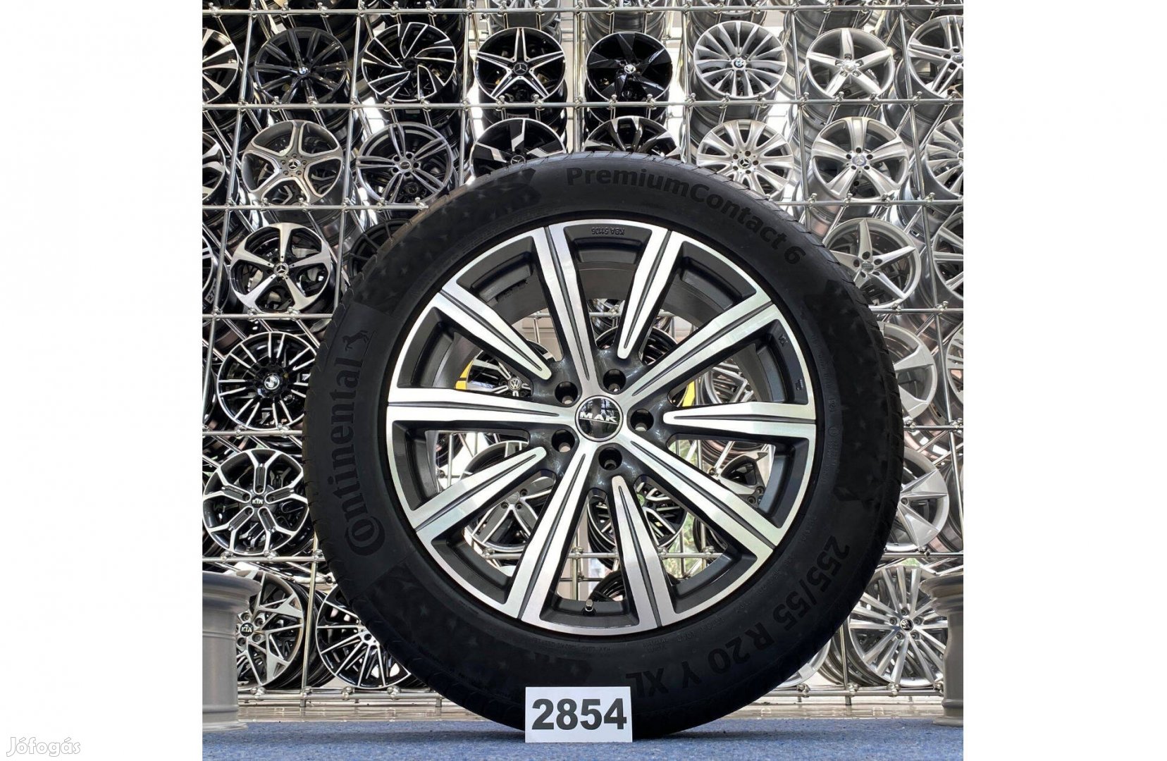(2854) MAK 20 alufelni felni, 5x112, 255/55 nyári gumi VW Touareg