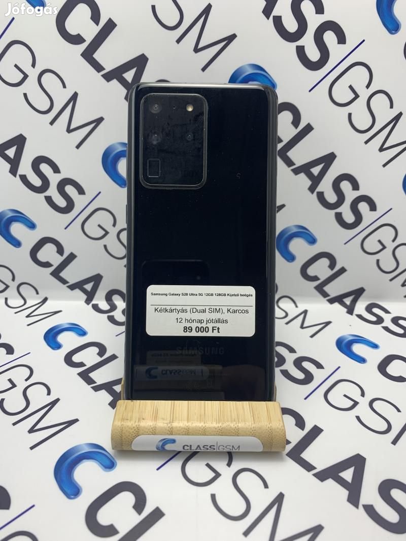 #31 Eladó Samsung Galaxy S20 Ultra 5G 12GB 128GB Kijelző beégés