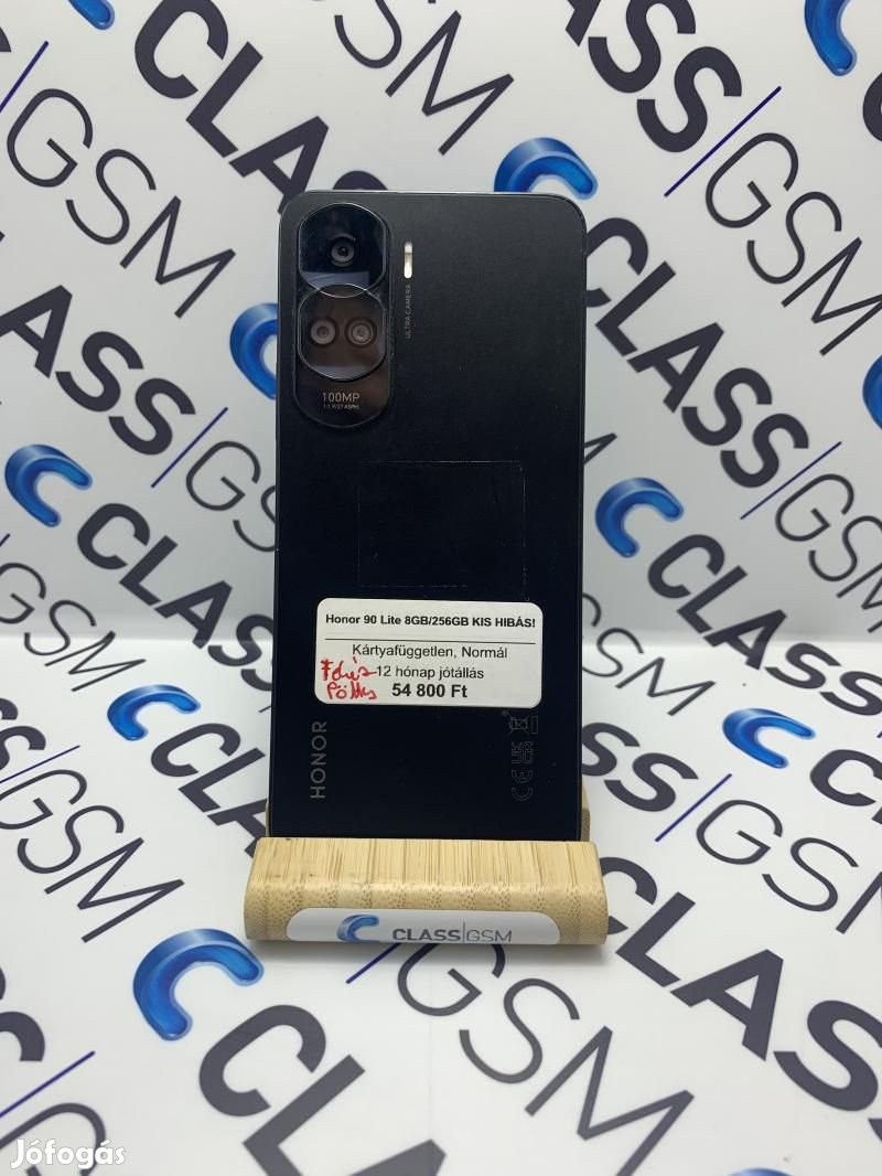 #33 Eladó Honor 90 Lite 8GB/256GB KIS HIBÁS!