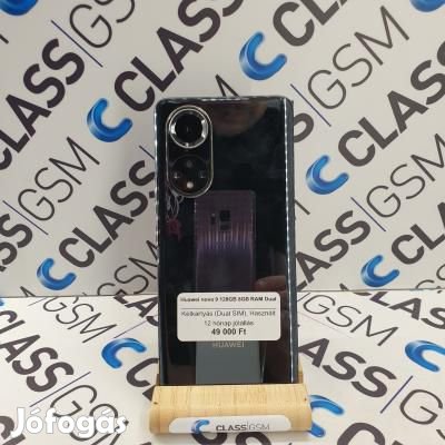 #33 Eladó Huawei nova 9 128GB 8GB RAM Dual