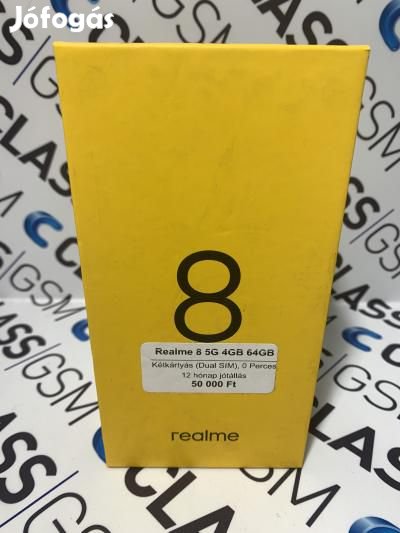#35 Eladó Realme 8 5G 4GB 64GB