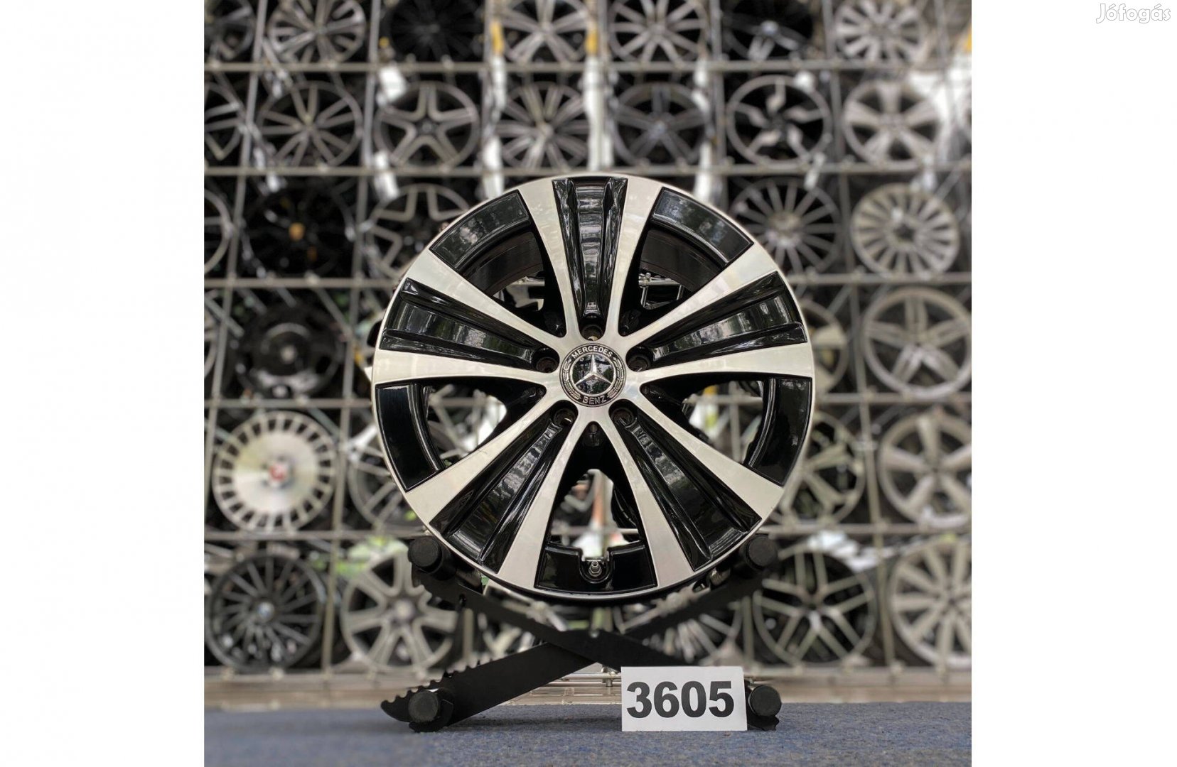 (3605) Mercedes 18 gyári alufelni felni, 5x112, E osztály