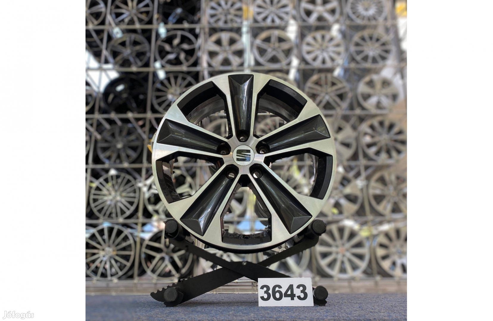 (3643) Seat 17 gyári alufelni felni, 5x112, Ateca Leon
