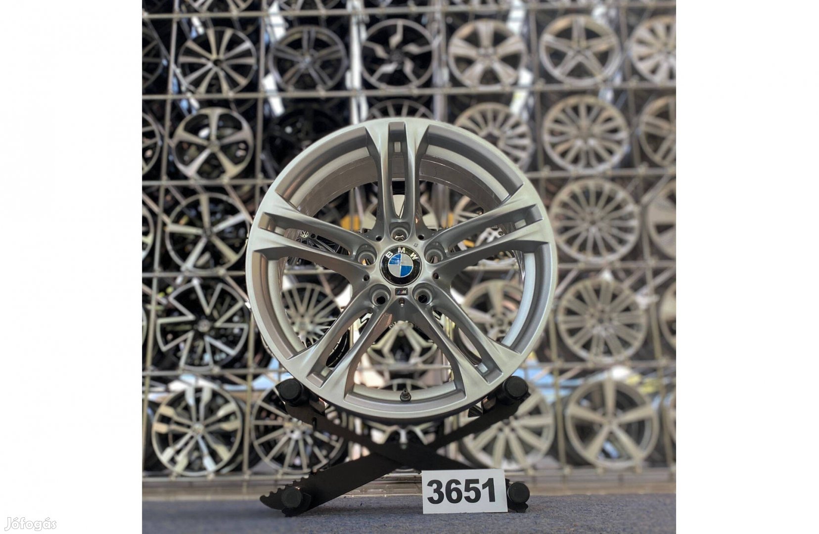 (3651) BMW 18 gyári alufelni felni, 5x120, kétszéles F10 F11