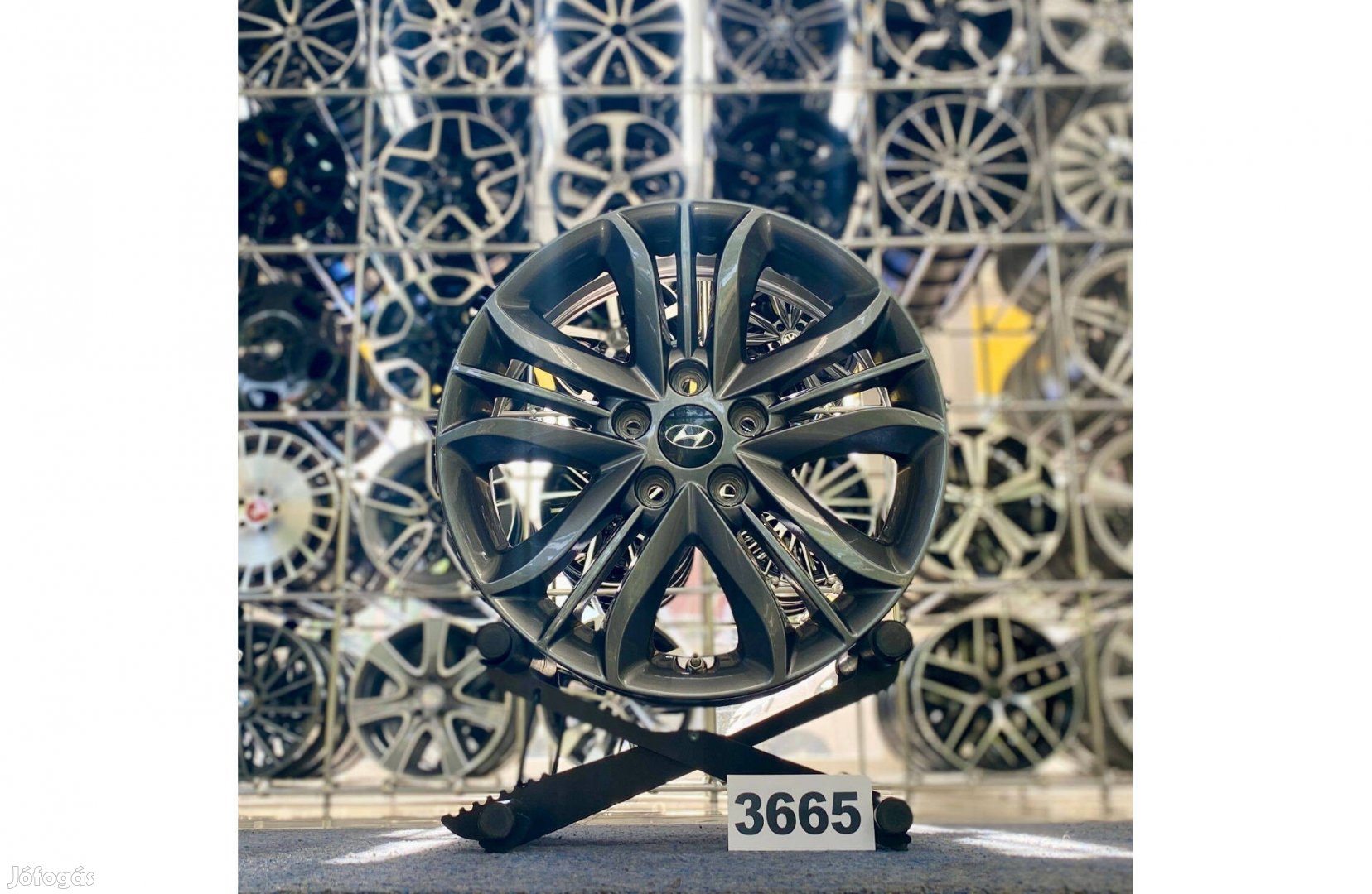 (3665) Hyundai 17 gyári alufelni felni, 5x112, Tpms szenzor