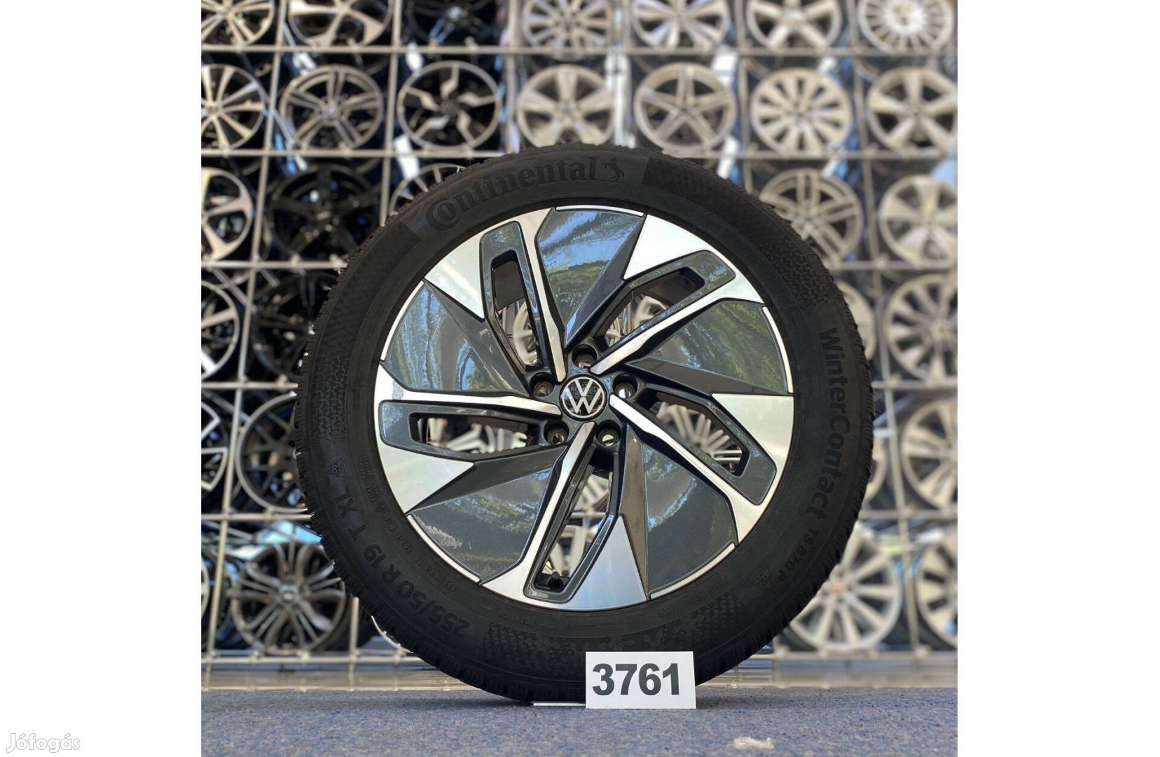(3761) Volkswagen 19 gyári alufelni felni, 5x112, téli gumi, iD.4