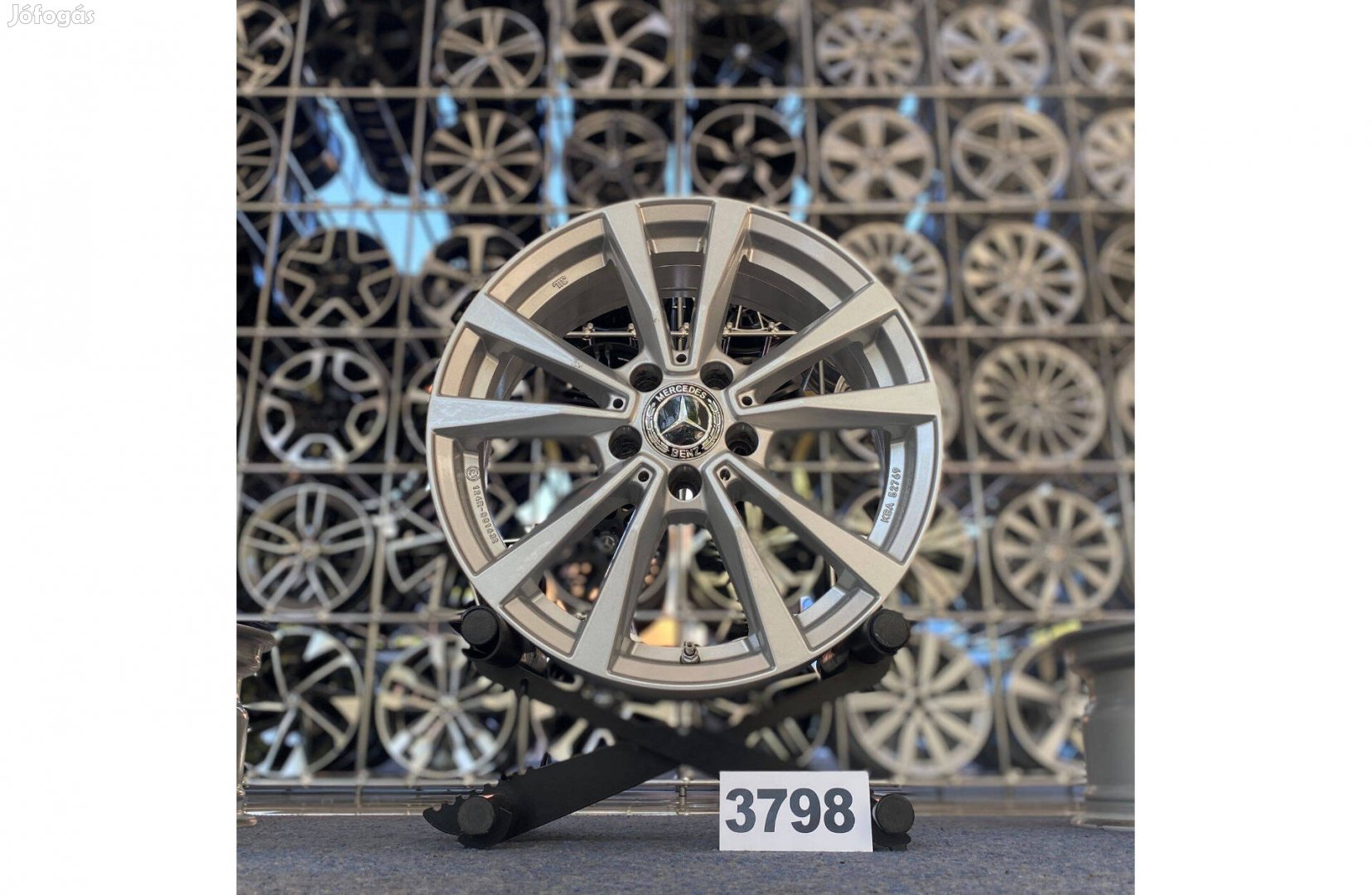 (3798) Mercedes 17 alufelni felni, 5x112, A B C osztály