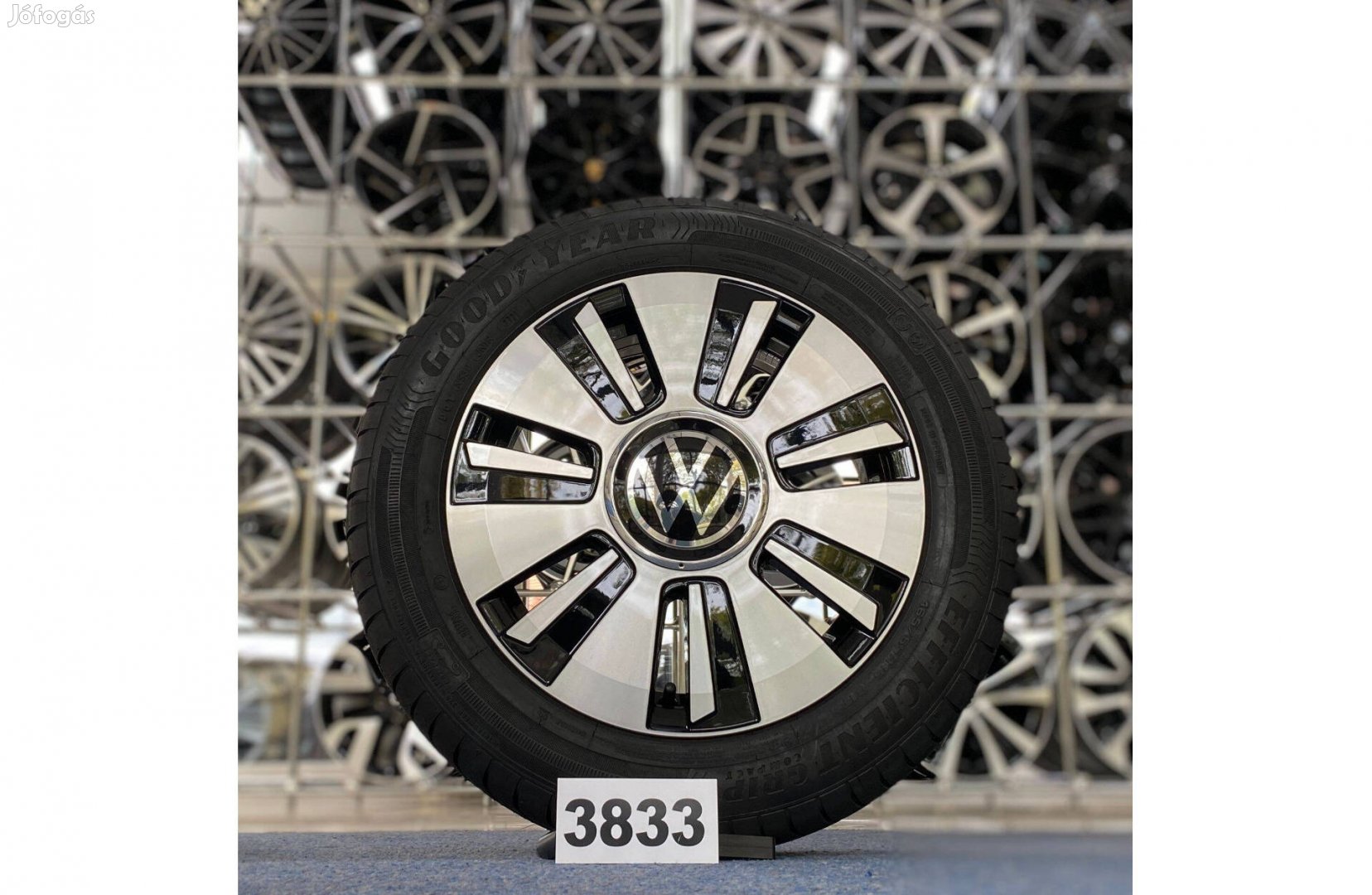 (3833) Volkswagen 15 alufelni felni, 4x100, 165/65 nyári gumi, UP