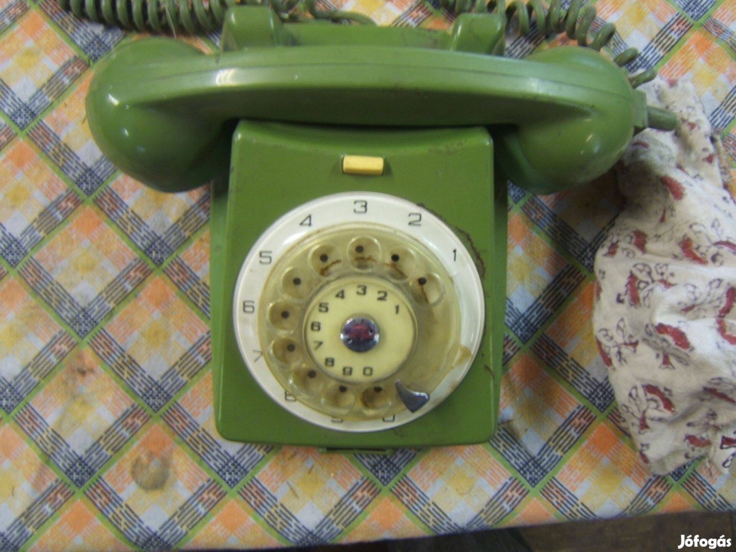 (3) 3/4. Telefon.tárcsázós.zöld.tipusa:CB667Mech.Műv.-