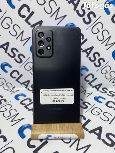 #42 Eladó Samsung Galaxy A72 128GB 6GB RAM Dual