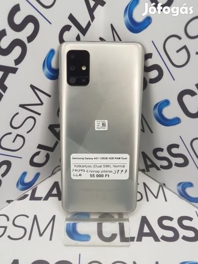 #44 Eladó Samsung Galaxy A51 128GB 4GB RAM Dual