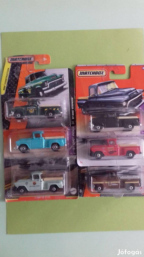 '57 GMC Stepside matchbox - 6 db