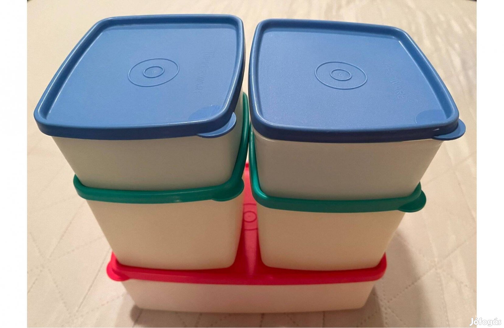 5 db Tupperware fagyasztó társ hüsi edény tároló doboz