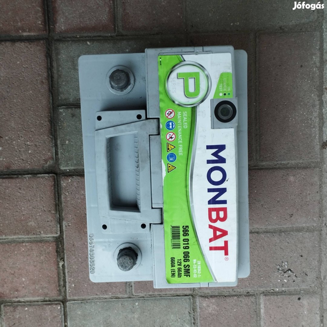 66ah Monbat akkumulátor eladó!