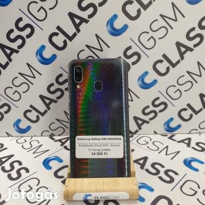 #68 Eladó Samsung Galaxy A40 4GB 64GB