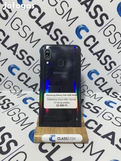 #69 Eladó Samsung Galaxy A40 4GB 64GB