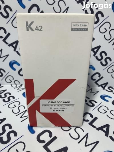 #75 Eladó LG K42 3GB 64GB