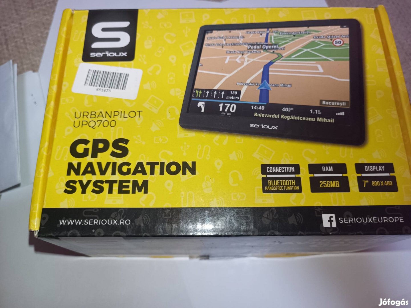 "7"GPS navigációs készülék