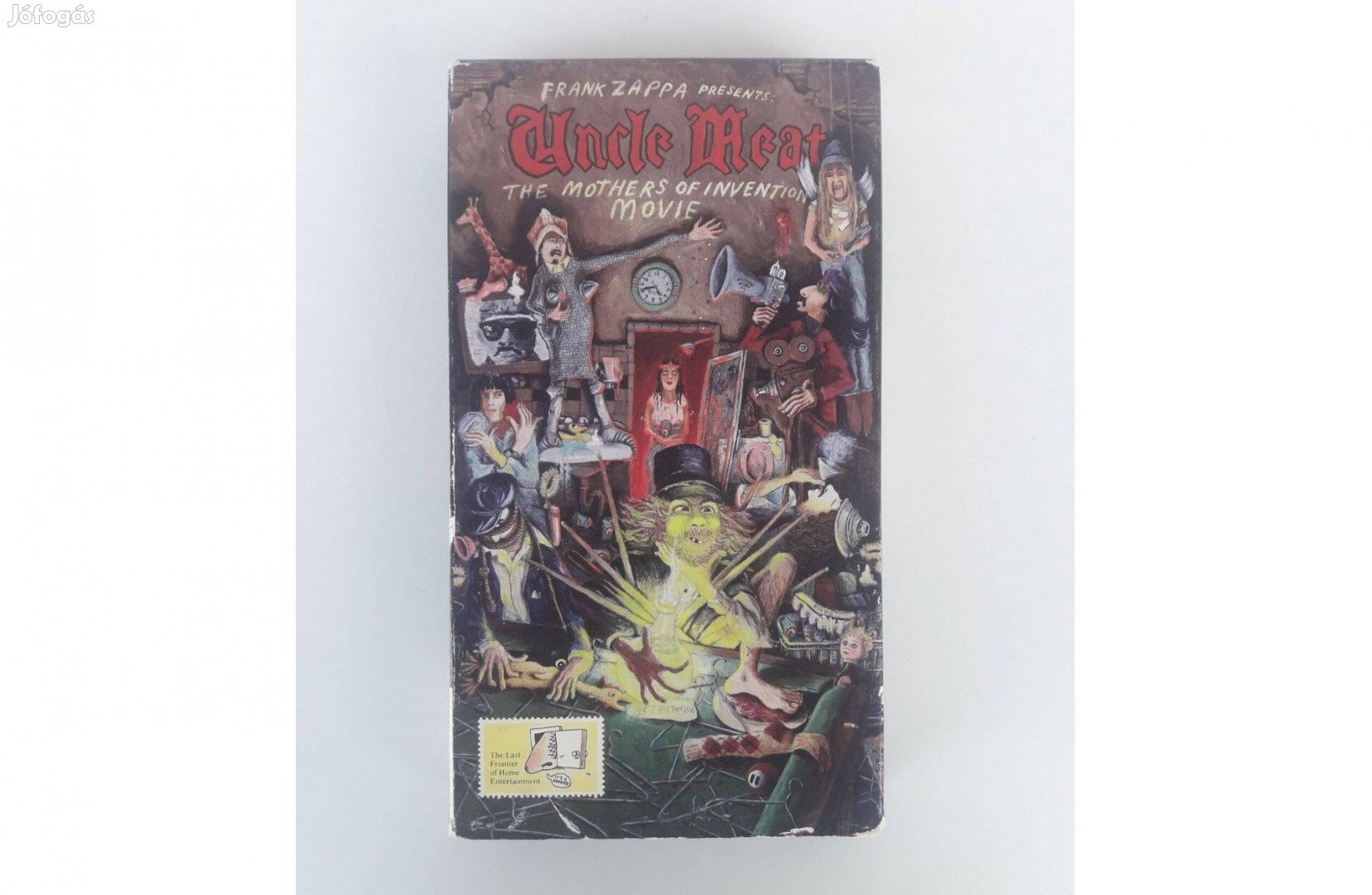 '88-as vintage Frank Zappa Uncle Meat VHS kazetta szép állapotban