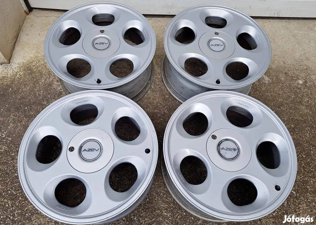 '93 Azev B alu szett 7,5x17 5x114,3 ET30