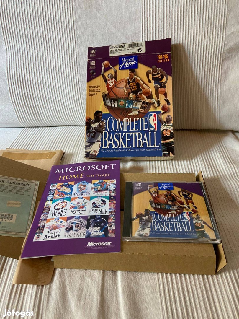 '94-95 Microsoft Complete Basketball kosaras CD-ROM