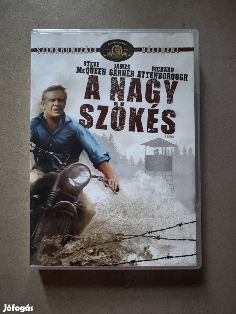 A nagy szökés dvd