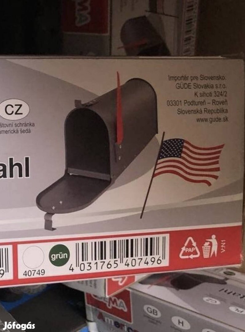 Amerikai postaláda  antracit (Güde)