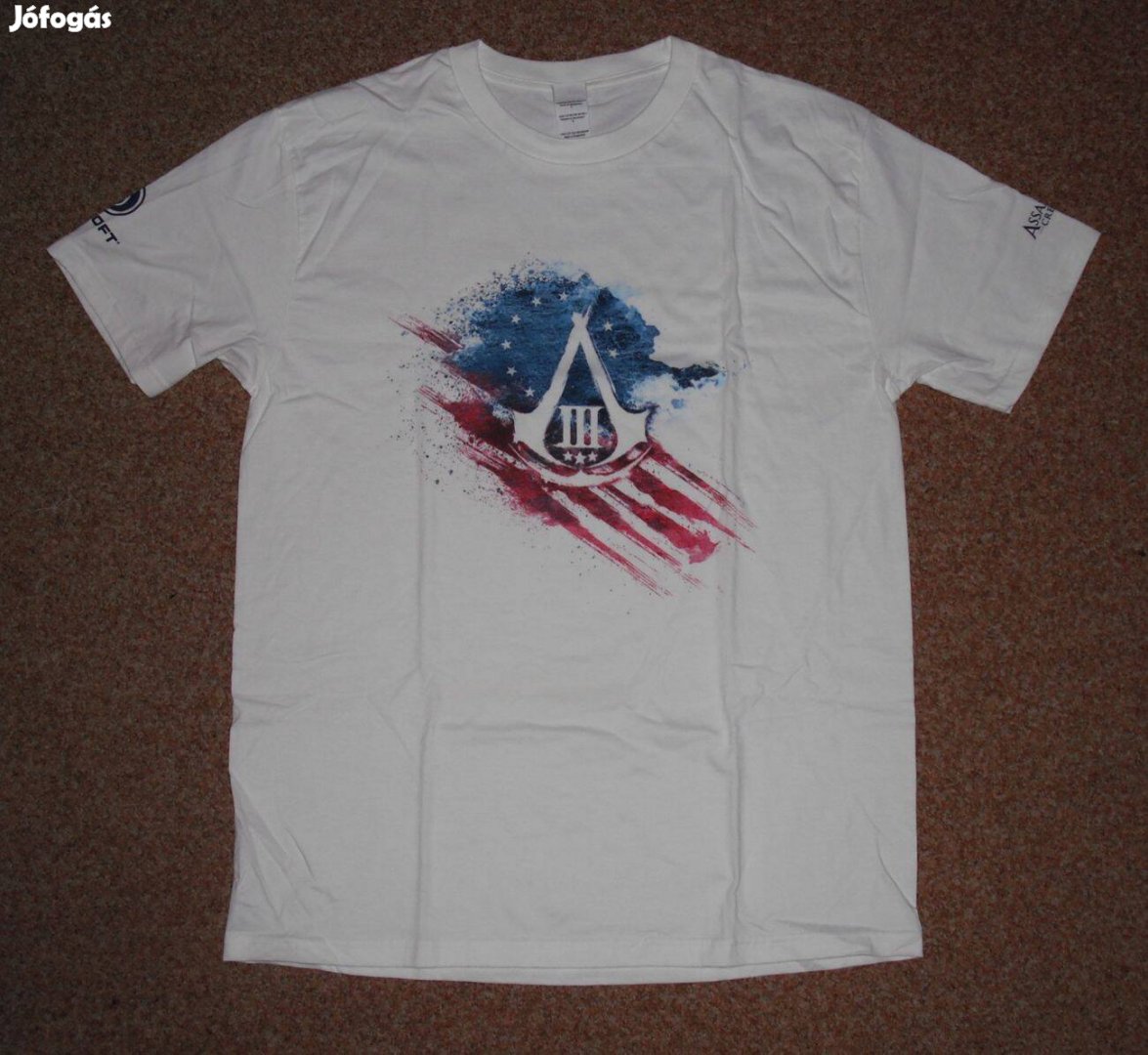 "Assassin's Creed III" mintás póló eladó Kedvező ár