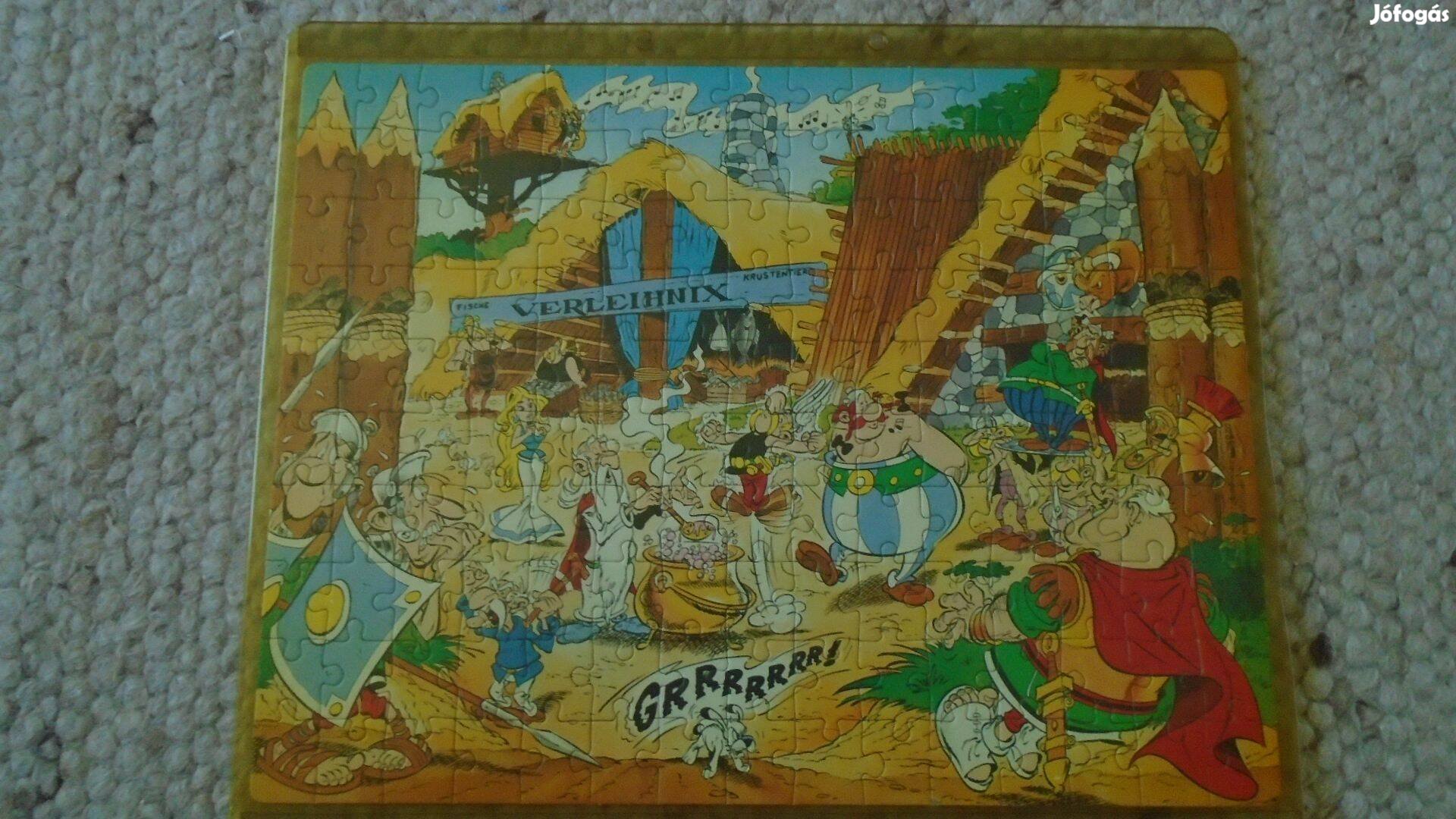 "Asterix" - Kinder Óriás tojás Puzzle - kompletten, papírral együtt