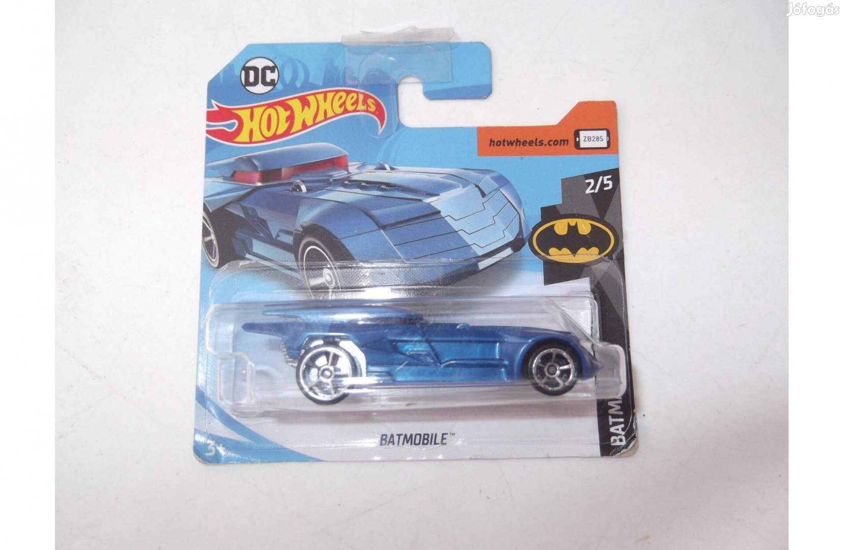 "Batmobile" kék autó DC - Hot Wheels - 2019-es Mattel - új