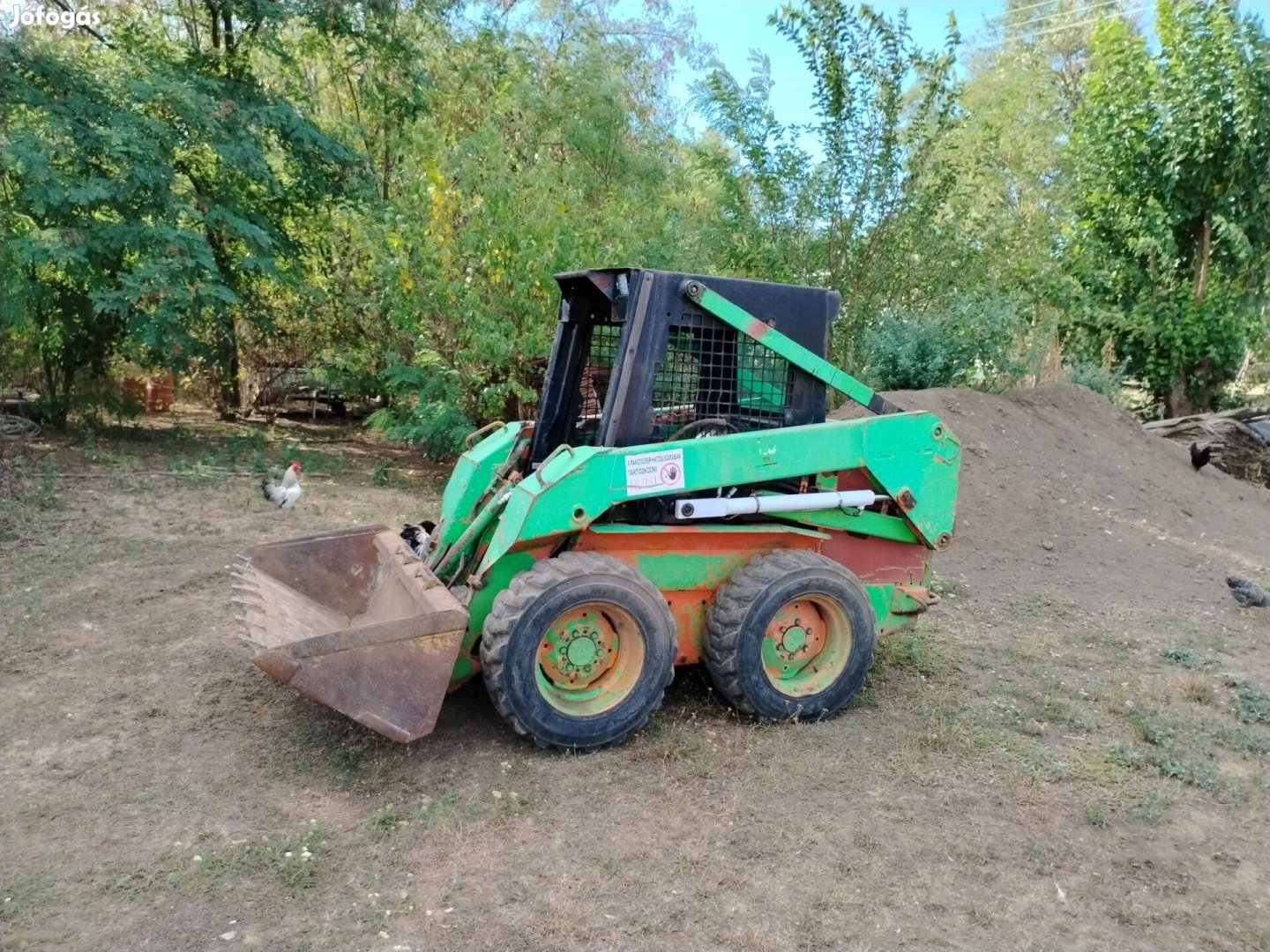 ^Bobcat ^ Fiat - Hitachi csúszókormányzású rakodógép