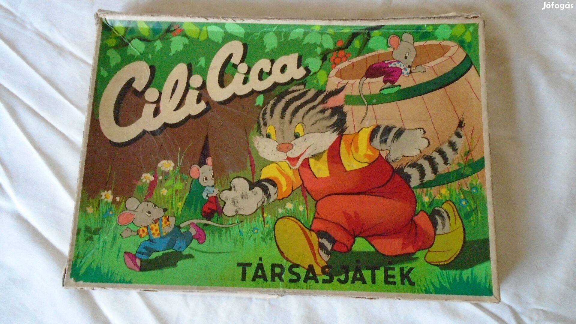 "Cili Cica"- társasjáték -Retro- újszerű-Gyűjtőknek is! Óriás Akció!!!