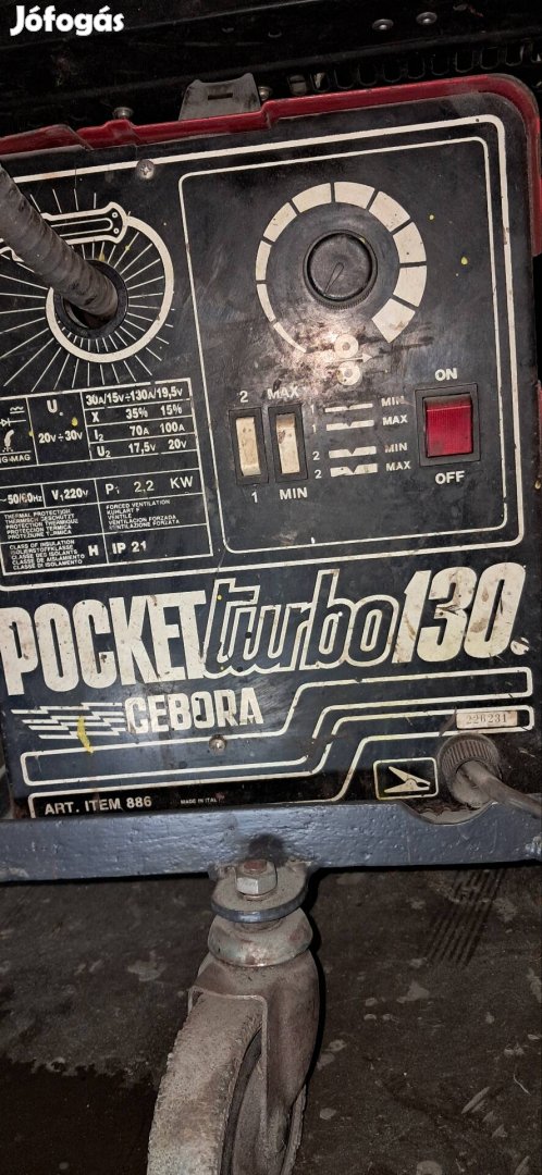 Co. Hegesztő - Cebora Pocket turbo 130 