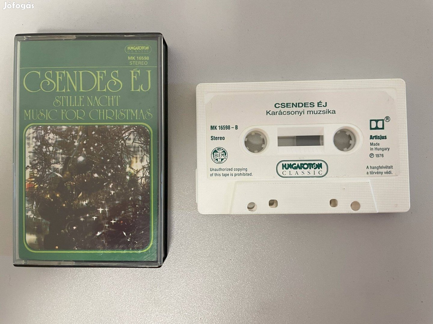 Csendes éj műsoros magnó kazetta