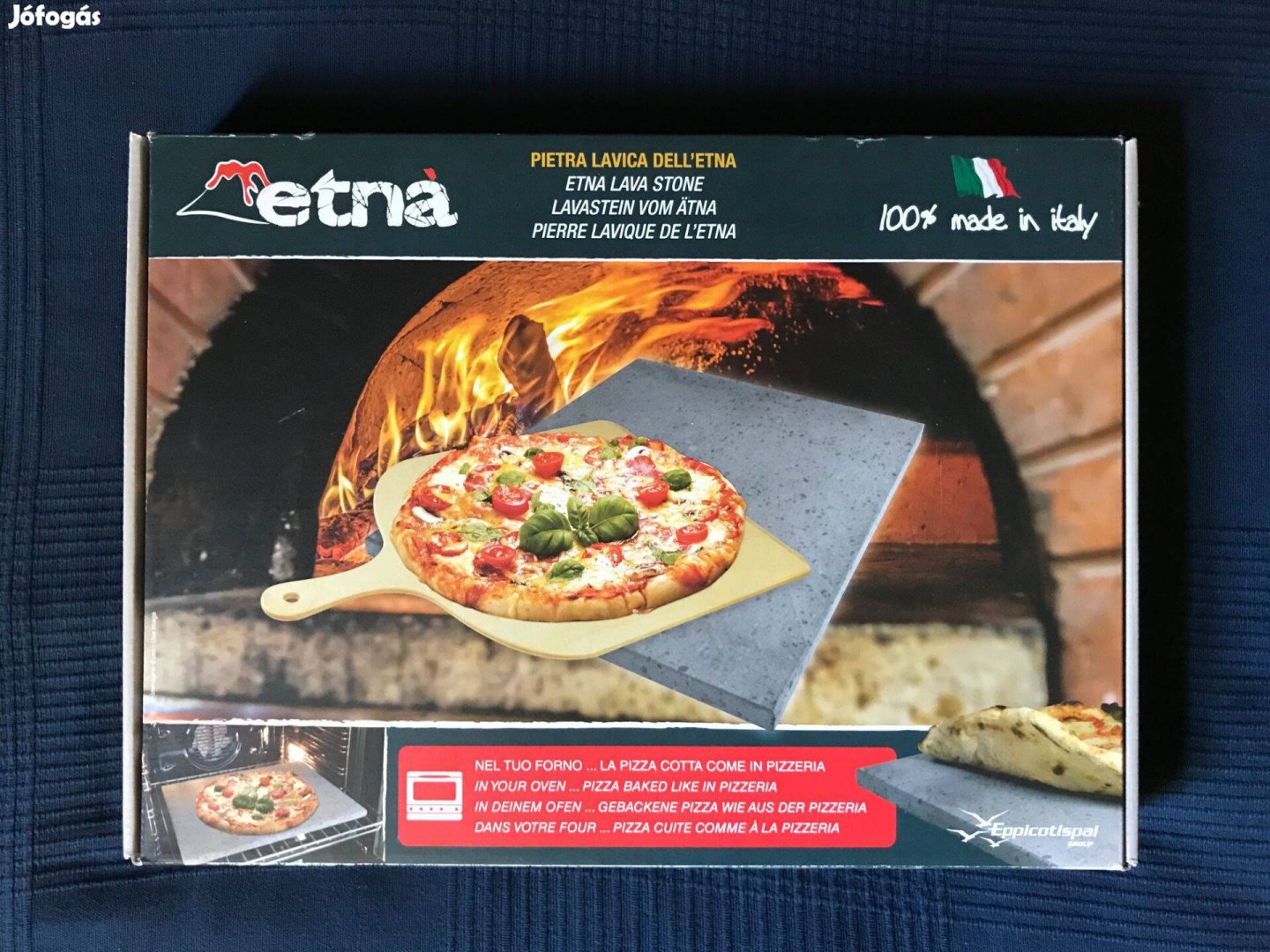 "Etna" láva sütőkő/pizzakő + lapát