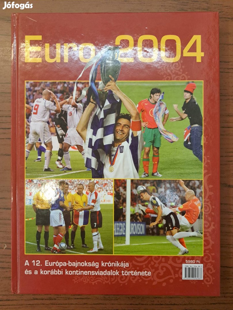 "Euro 2004 - A 12. Európa-bajnokság krónikája" című könyv eladó!