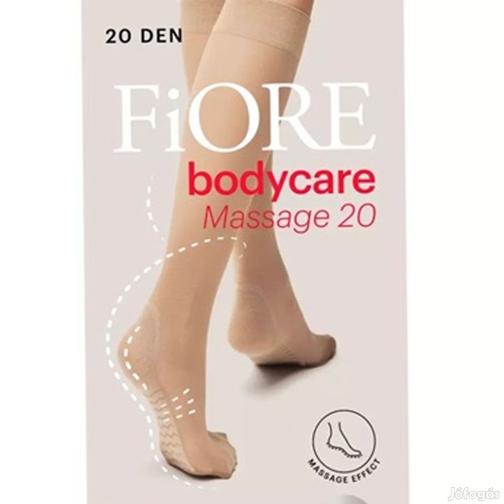 "Fiore Massage20" gyógyhatású térdfix, testszínű (egy méret)