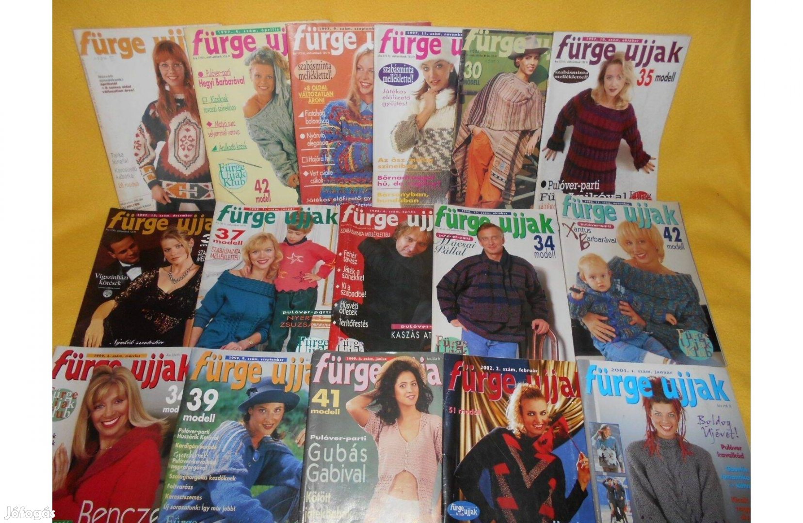 "Fürge Ujjak Magazin "1990 - 2000 évek. 16 db. Szép, hibátlan