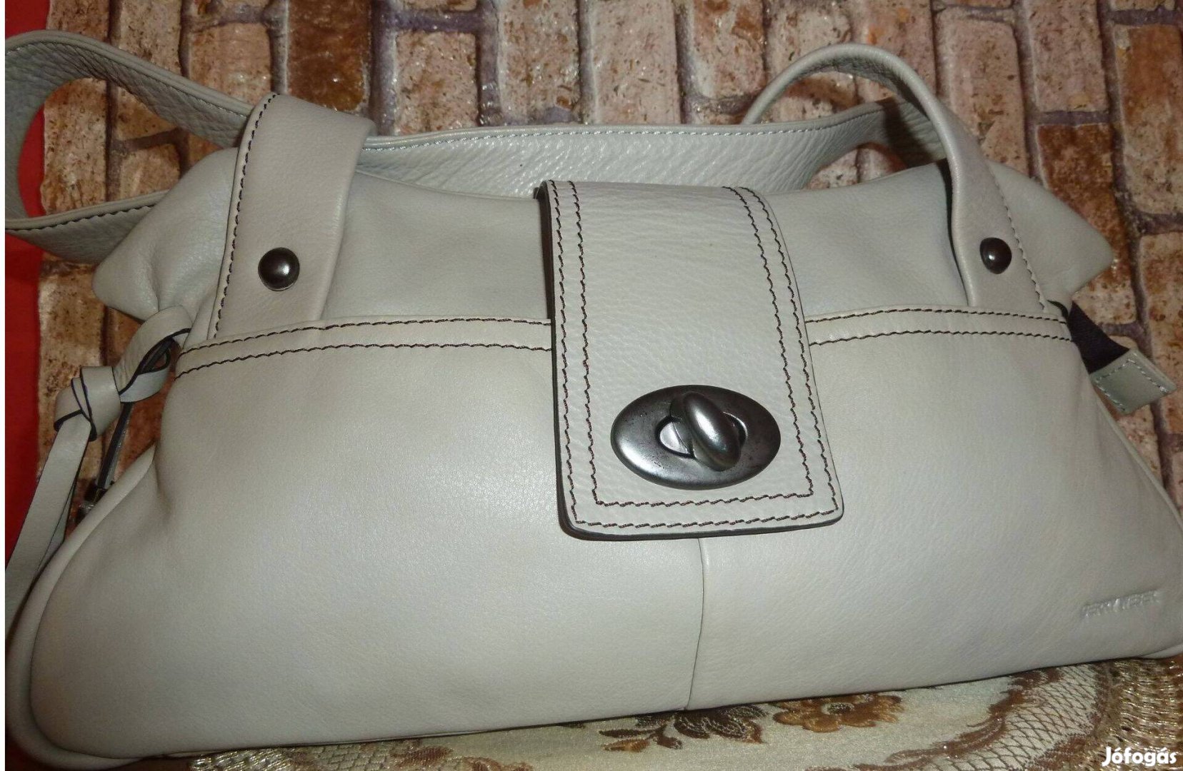 "Gerry Weber" Eredeti Valódi Bőr Táska 36x17x13cm